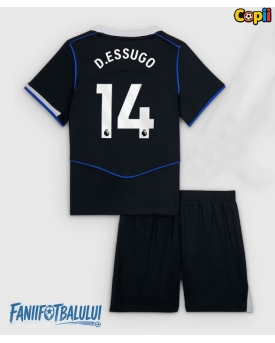 Chelsea Dario Essugo #14 Echipament de Fotbal Replică 2025-26 Copii Treilea (+ Șorturi)
